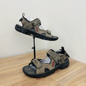 Keen Targhee III open Toe Brown Leather Sandals Men’s Size 12